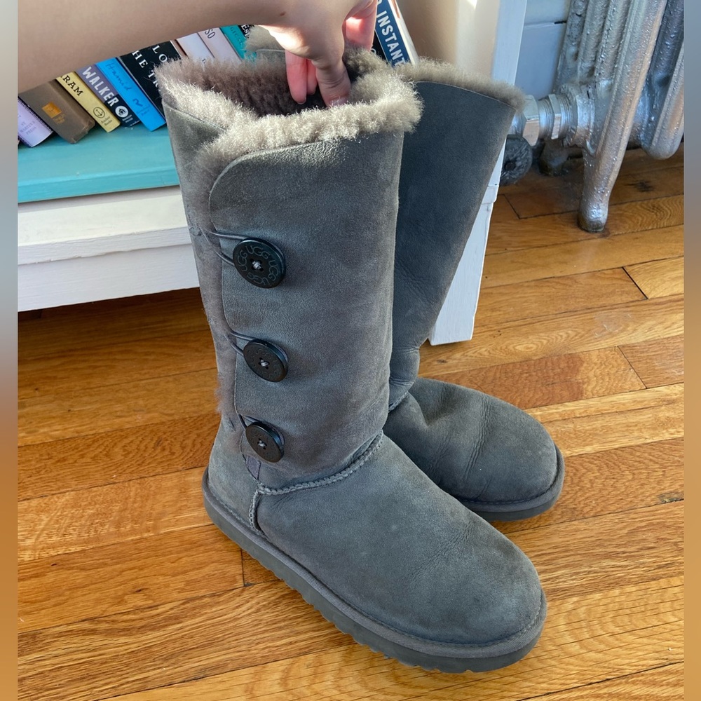 Ugg Bailey Button Triplet Ii Boot In Gray - image 8